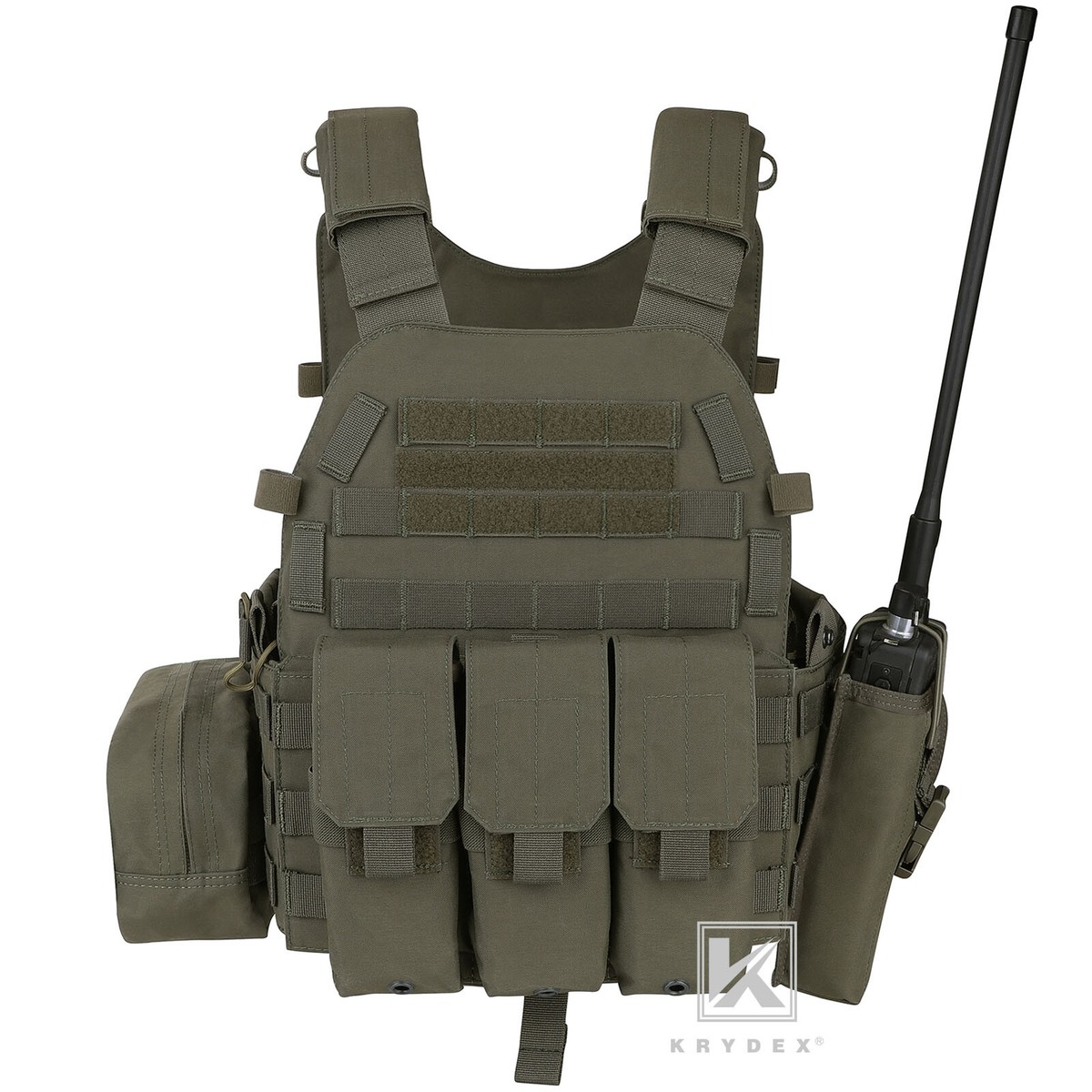 KRYDEX LBT-6094A Plate Carrier Tactical Body Armor Vest Molle w