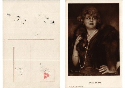 CPA AK Mia May. Ross Verlag Foto 328/4 FILM STAR (558468)