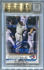 Vladimir Guerrero Jr 2019 Topps Update 27 Auto Rookie Debut #US62 BGS 9.5 BAS 10