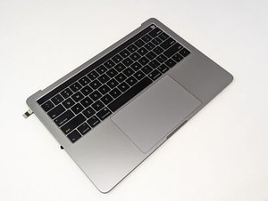 Apple MacBook Pro 13" A1989 2019 Handauflage US Keyboard Cover Grau