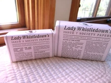 BEEKMAN LADY WHISTLEDOWN'S BAR SOAPS X2 ISSUE 7 9 oz.  + 3.5 oz. ISSUE 2 SOCIETY