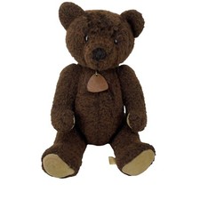 Dakin Teddy Bear Elegante Brown Jointed Vintage 80s 20 Inch Tall 1983 Classic