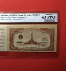 1958-VIETNAM-1 DONG( PROPAGANDA ),GRADED BY PCGS CHOICE UNC 63 PPQ.