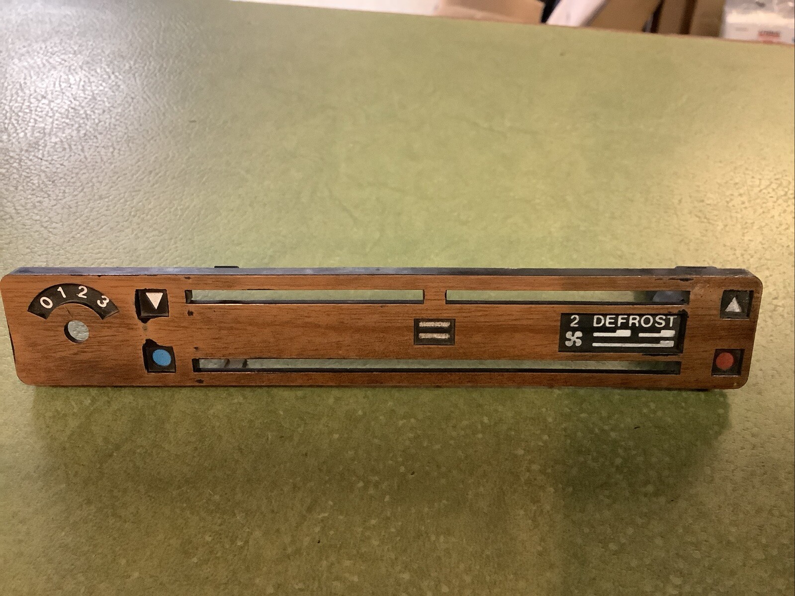 RARE VW Volkswagen MK1 Golf Rabbit WOODGRAIN HVAC Heater Control Panel 1976-79