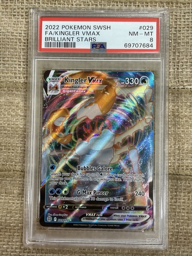 Kingler VMAX graded PSA 8 for sale on eBay