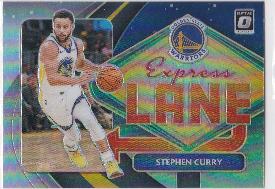 STEPHEN CURRY Donruss Optic EXPRESS LANE PRIZMS VARIATION