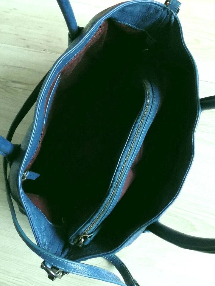 MANDARINA DUCK Vintage Lеather Bag Handbag Shoulder Bag - Image 3 of 4