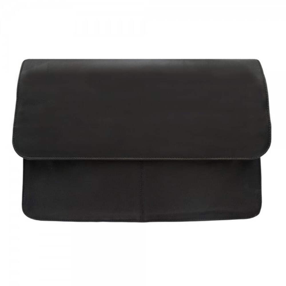 Piel Leather Three Section Flap Portfolio