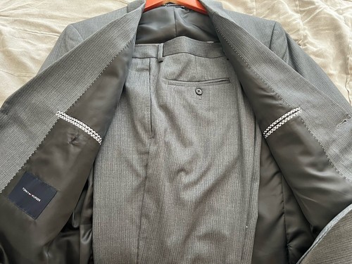 Tommy Hilfiger Anzug XS40 W34 2-teilig Full Dress-Up formeller Jobanzug Jacke Hose - Bild 6 von 6