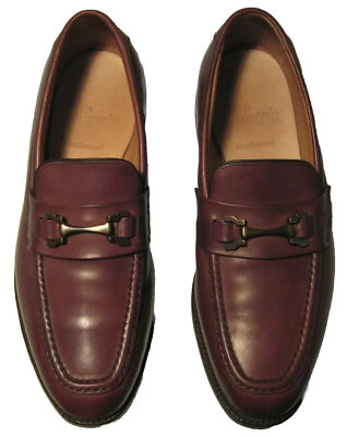 ALLEN EDMONDS Heathwood Brown Leather Horsebit Loafers Shoes  display picture 1