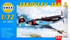 172  Soviet fighter Yakovlev Yak-3 Směr 0836 Plastic Model kit