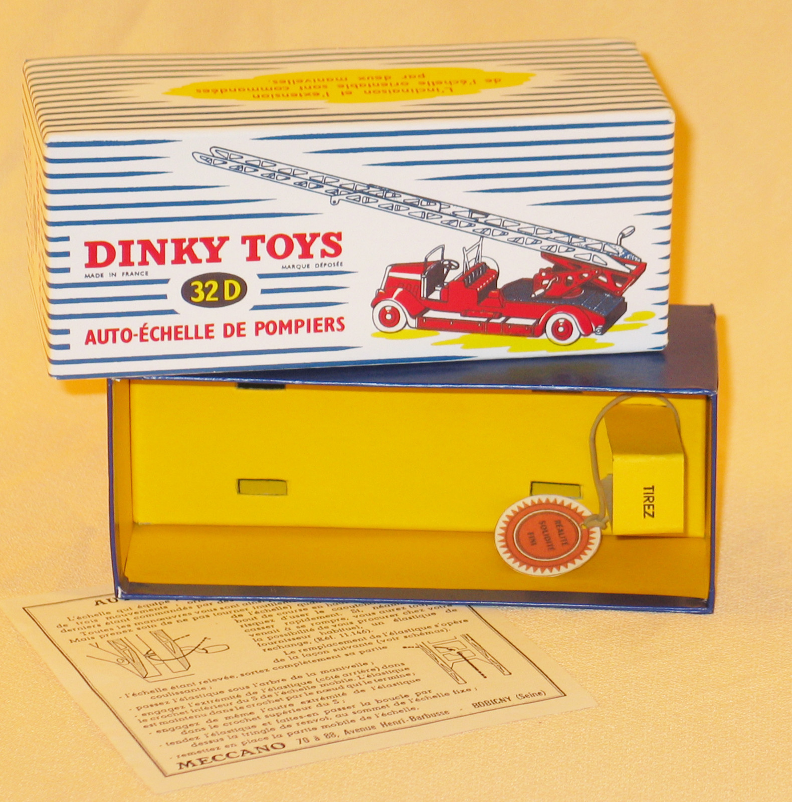 Dinky Toys Delahaye échelle De Pompiers 32D – SB 1/43 – Complet Bon état