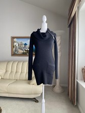 BCX size S  Juniors' Zippered Cowl Neck dress/Tunic Sweater