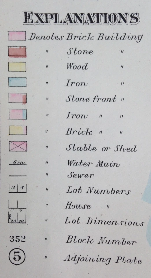 1907 MIDWOOD BOROUGH PARK BROOKLYN NY WASHINGTON CEM. AV K-FOSTER AV ATLAS MAP   - Image 3 of 3