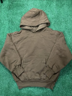 YZY Yeezy Gap Brown Double Layer  Front Pocket Long Sleeve Hoodie Youth/Child M