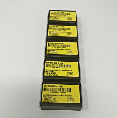 5 Boxes of 2 NEW PH Horn S117.0016.8092-2 AS66 New Carbide Milling Inserts 1/16''