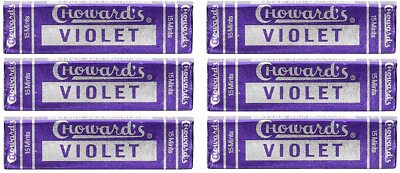 6 Packs Chowards Violet Mints C Howard's Old Fashioned Mints Nostalgia Candy