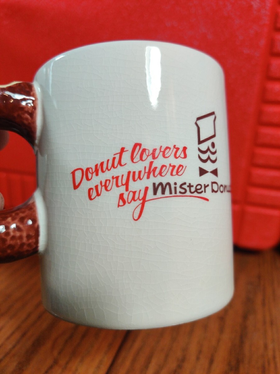 逆輸入 Mug Coffee Donut Mister Vintage Shaped Restaurant Handle キャラクター