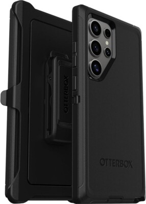 For Samsung Galaxy S24 Ultra 5G Otterbox Defender Series Case + Belt Clip  Black