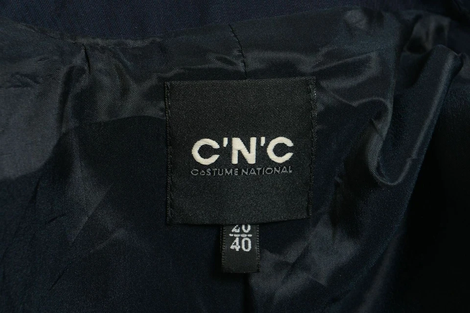 C'N'C Costume National Women's Navy Blue One Button Blazer US 4 IT 40 - Image 4 of 4