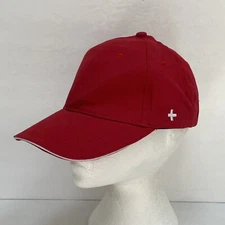 Swissworld Hat Cap Snapback Red Adjustable Mens