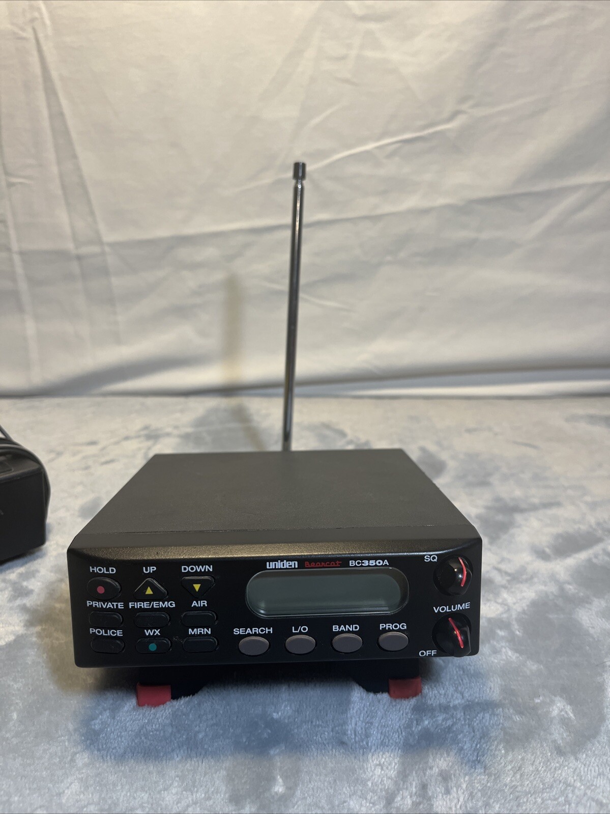 Uniden Bearcat BC350A Police Fire Weather Air Scanner w 12V Power