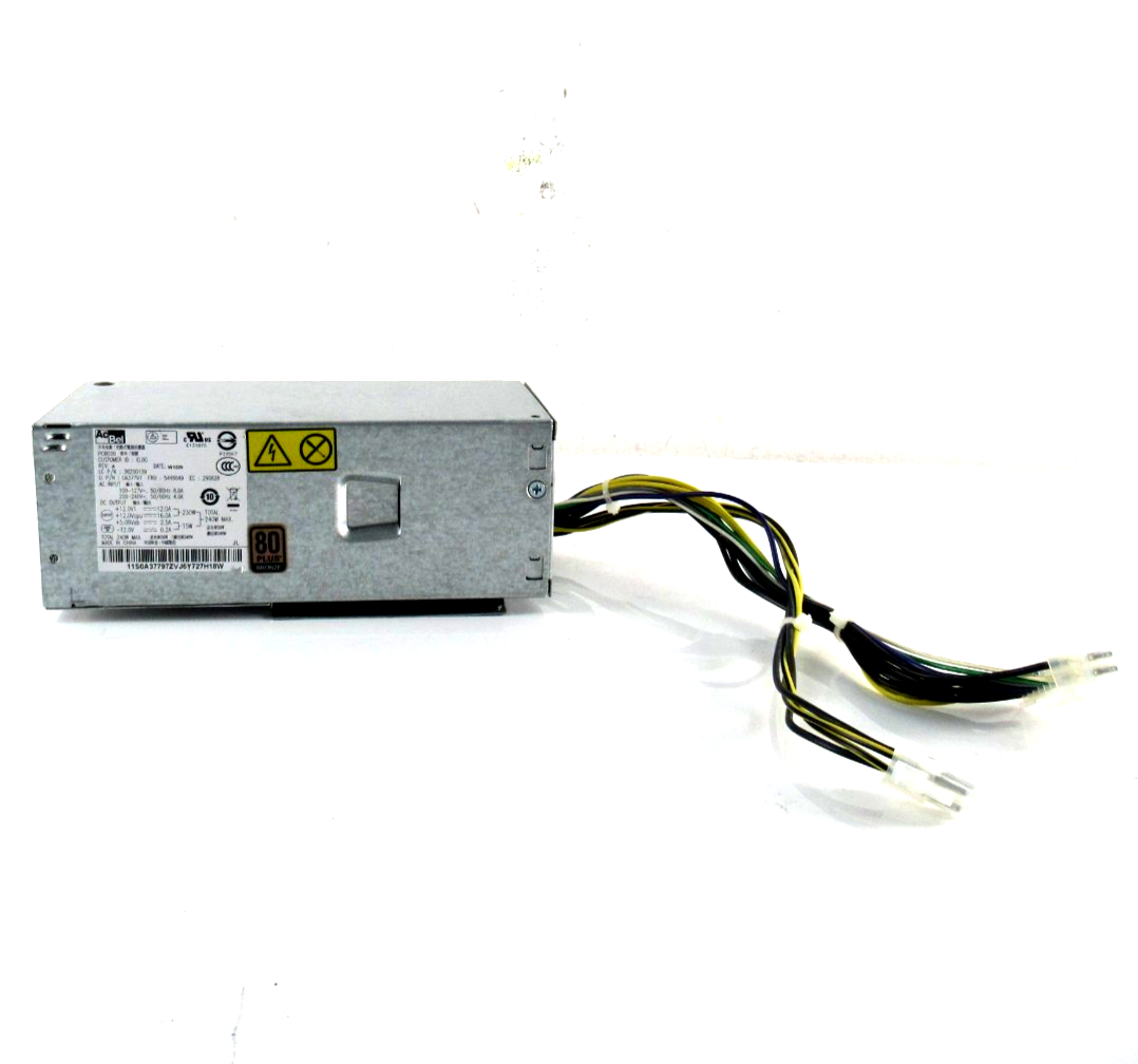 240 Watts Power Supply for Lenovo ThinkCentre SFF: M82/M73/M83/M92P  - 54Y8849