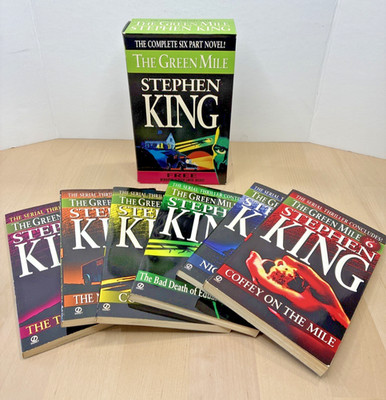 The Green Mile Six Part Novel Box Set Horror Stephen King Vintage (No Disk)