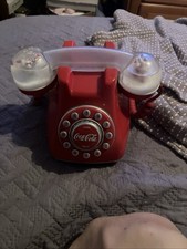 Coca-Cola boule à neige téléphone filaire ours polaire téléphone fixe non testé