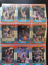 1986 Fleer Basketball 131/132 Complete Set High Grade  No Jordan 🔥🔥🔥🔥🔥
