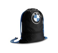 New Bmw Drawstring Gym Travel Bag Backpack Black 80225b81113