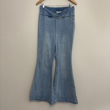 Free People We The Free Venice Flare Jeans Size 31 Women  s Light Blue High Rise