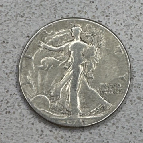 Liberty Walking Half Dollar 1941 Silver 50C Business Strike US Coin