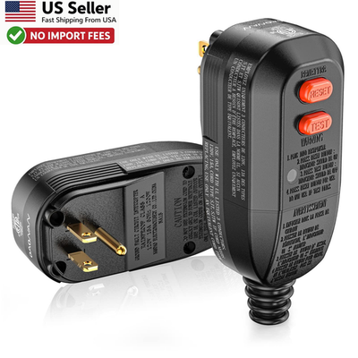 #ad #ad GFCI Replacement Plug 15 Amp 3 Prong Auto Reset Ground Fault Interrupter FROM US $23.88