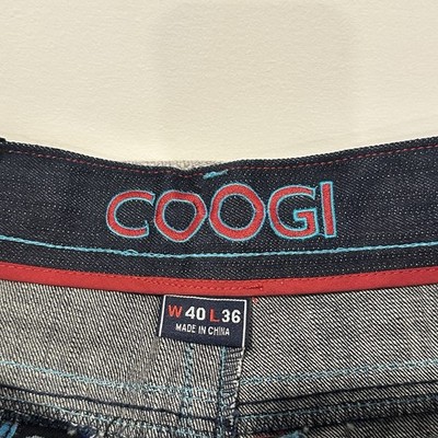 VTG Coogi Jeans 40x36 y2k Baggy Embroidered Dragon Hip Hop Skater