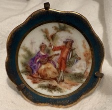 Limoges France Vintage Porcelain Miniature Plate