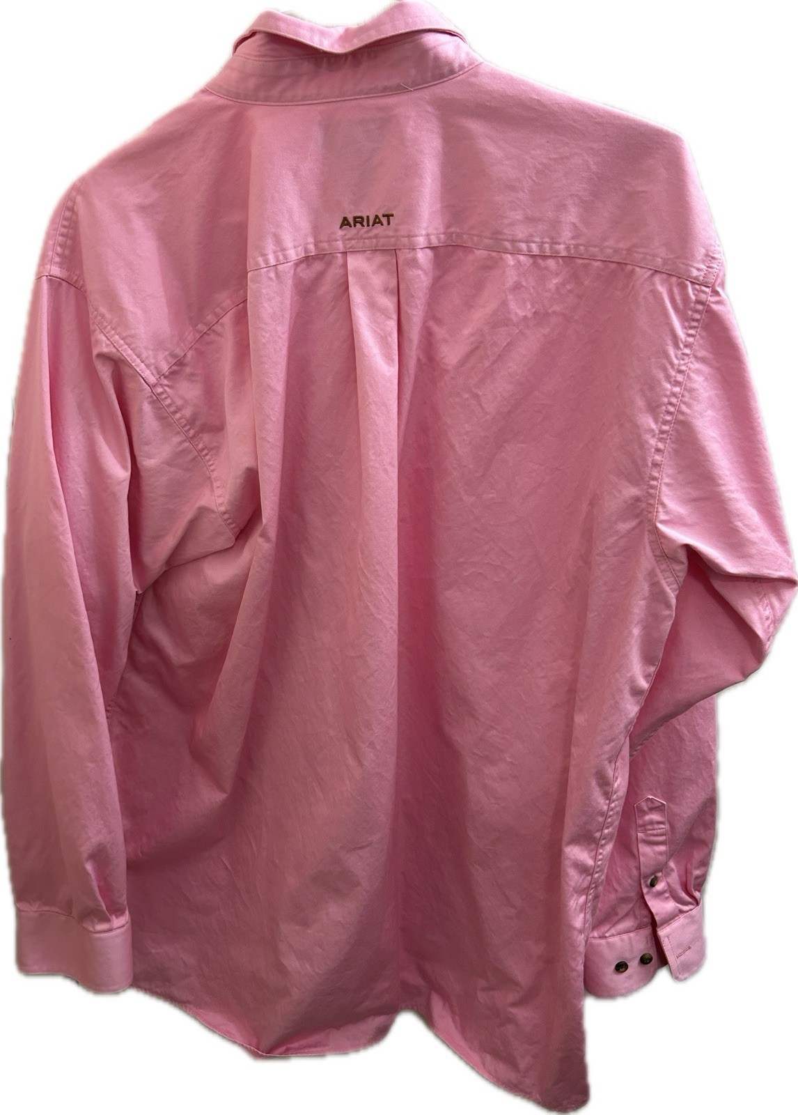 Ariat Solid Twill Classic Fit Button Down Shirt P… - image 2