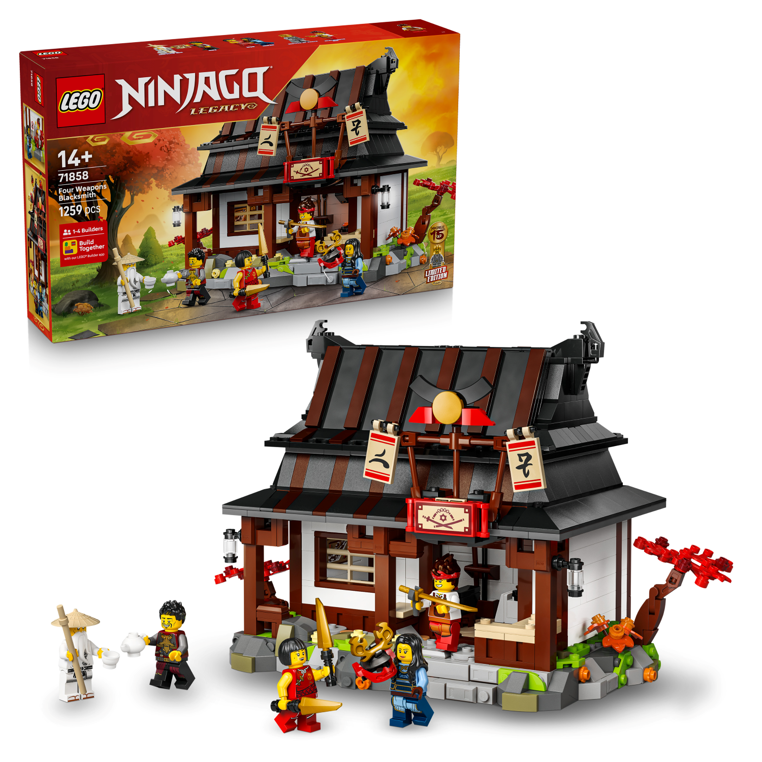 LEGO Ninjago: Four Weapons Blacksmith 15th Anniversary (71858)