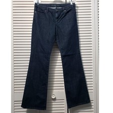 Michael Kors Bootcut Jeans Women's Size 8 Dark Wash Denim Mid Rise 32Wx32L