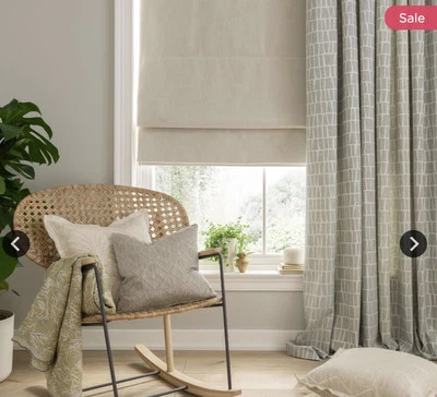 Studio G Quadro Cortinas Blackout en 'Pluma' 142,5 cm Ancho Por 245 cm - 8% Lino - Imagen 1 de 4