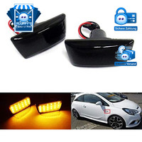 Seitenblinker LED Schwarz FüR Adam Astra H GTC Corsa D E Insignia Meriva Zafira