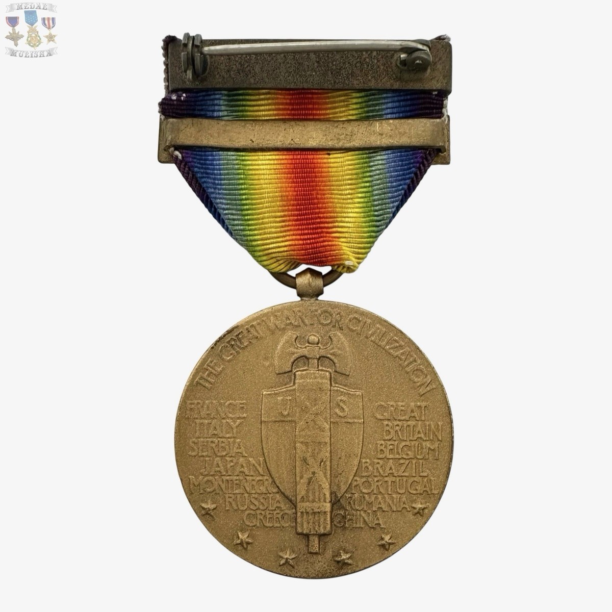 WWI U.S. NAVY VICTORY MEDAL SALVAGE BAR CLASP WW1 WORLD WAR 1 | eBay