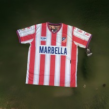 CAMISETA FUTBOL ATLÉTICO MADRID ESPAÑA SIMEONE 1994 1995 LOCAL TALLA L #14