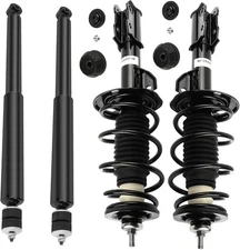 ECCPP Complete Struts Spring Assembly Front and Rear Struts Shock Coil Spring Fi