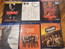Blu-ray Drama Lot of 6 | Ex Machina, Zodiac, Split, Usual Suspects & More