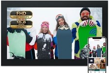 Digital Picture Frame by Large WiFi Digital Photo Frame, 15.6 inch
