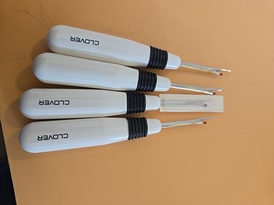 4-Clovers Seam Ripper 482-White Easily Cuts Threads (I)