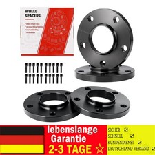 Spurverbreiterung Kompatibel mit BMW E81 E87 5x120 +20x Radschrauben Schwarz