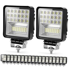 LED Lights for Car, 4 Inch 126W LED Pod Light 12V 24V Off Road 20x 4 inch 126W