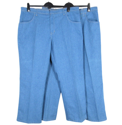 NWT VTG BASIC EDITIONS Men's FLEX WAISTBAND REGULAR FIT Denim Jeans/Pants 42x29
